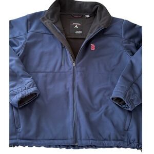 Antigua Boston Red Sox Baseball Jacket Mens XXL  Bluer Water Resistant MLB